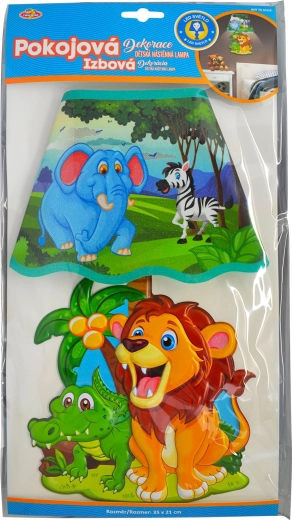 Bērnu 3D sienas lampa Safari