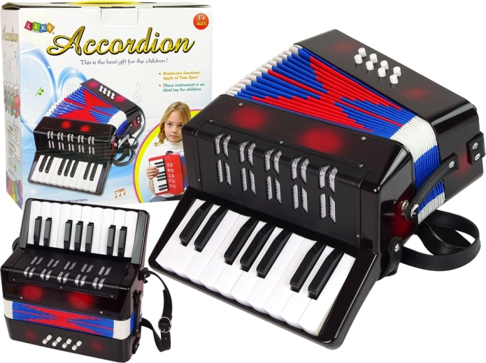 Children’s Accordion – Musical Instrument – Black