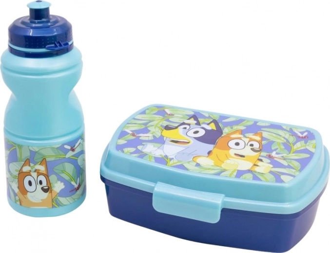 Bērnu pusdienu komplekts 2v1 ar BLUEY motīvu