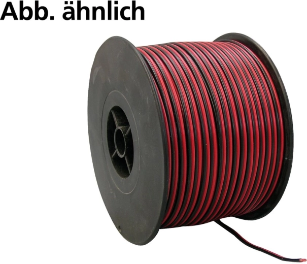 Plakans kabelis ar Futaba savienotāju 2 × 0,25 mm, 100 m