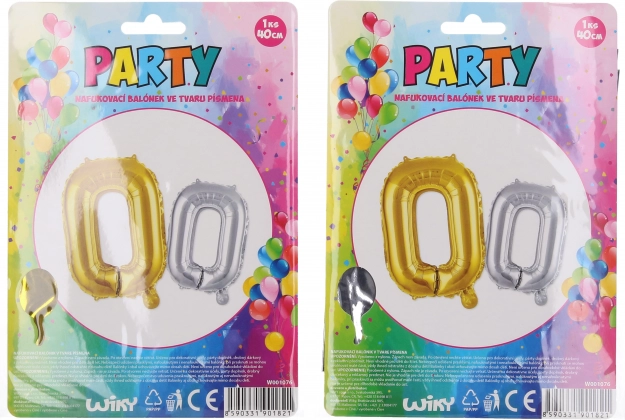 Piepūšams balons burta O formā