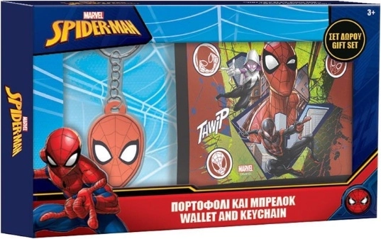 Bērnu maks ar Spider-Man atslēgu piekariņu