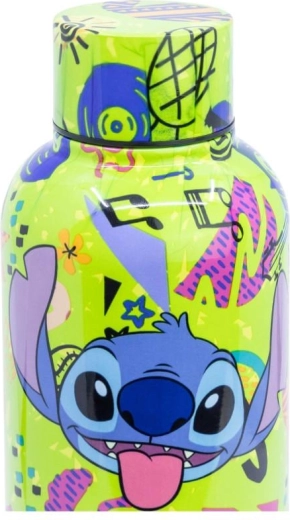 BPA-free stainless steel bottle with a Lilo and Stitch design