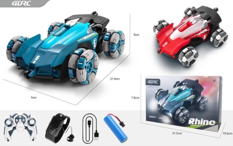Kaskadieru RC auto 2.4G ar USB uzlādi