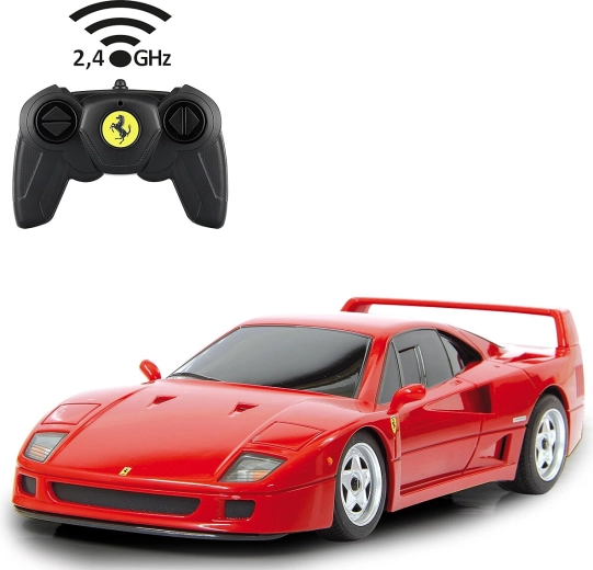 Jamara Ferrari F40 RC auto 1:24 sarkans 2,4 GHz - 1 gab.