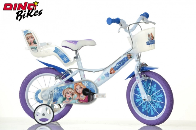 Bērnu velosipēds 14 collas SNOW QUEEN 2022