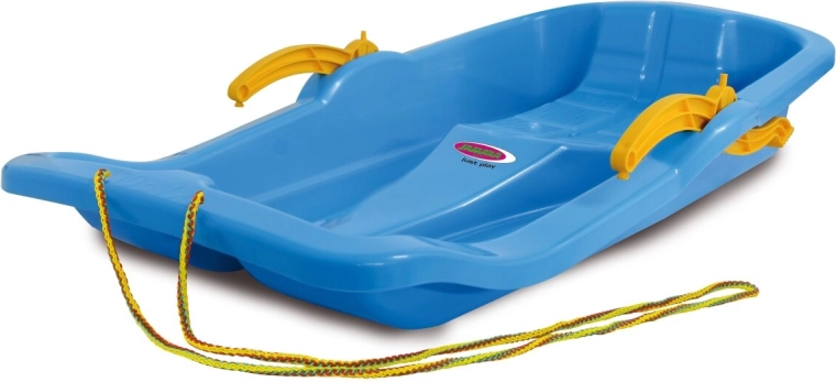 Snow Play bobis Karol 80 cm zilas ar bremzēm