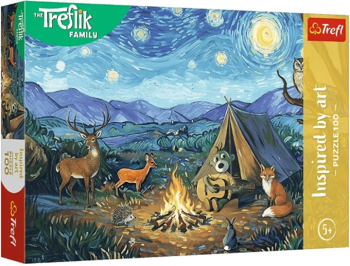 Trefl Inspired by Art puzle pie ugunskura 100 gabaliņi