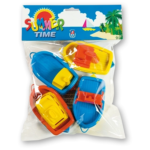 Plastic toy boats