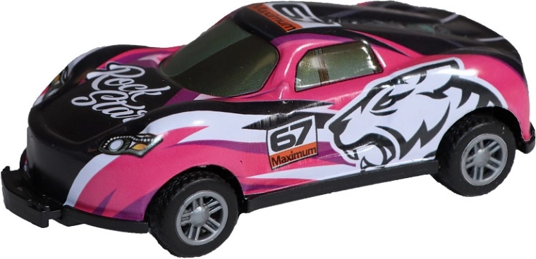 Metal 9 cm stunt car with pull-back – 8 designs