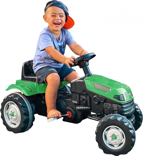 Pedāļu traktors WOOPIE Farmer GoTrac ar klusajiem riteņiem