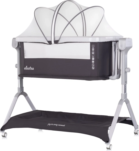 Chipolino elektriskā gultiņa 3 vienā Electra charcoal
