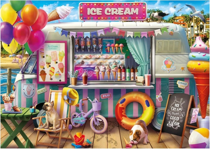 EDUCA Puzzle – Ice Cream Truck, 500 pieces