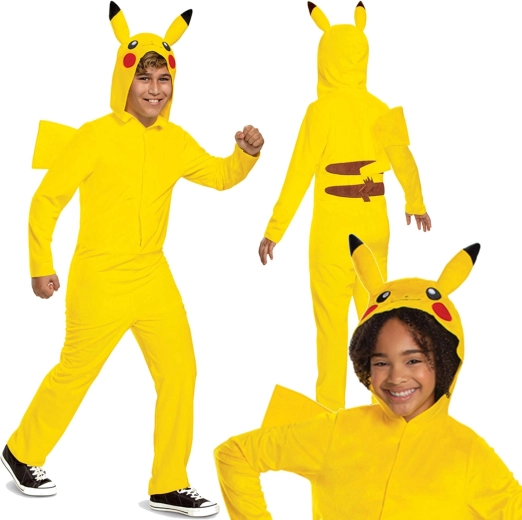 Bērnu kostīms POKEMON Pikachu kigurumi 150–163 cm (14–16 gadi)