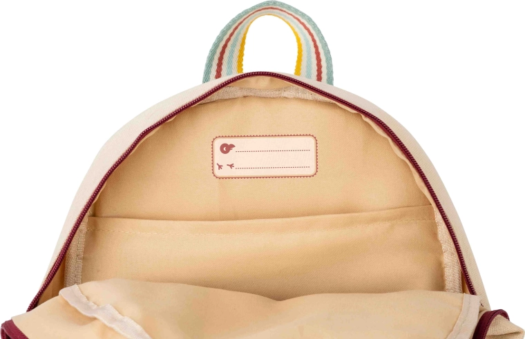 Practical details: name label and reflective element