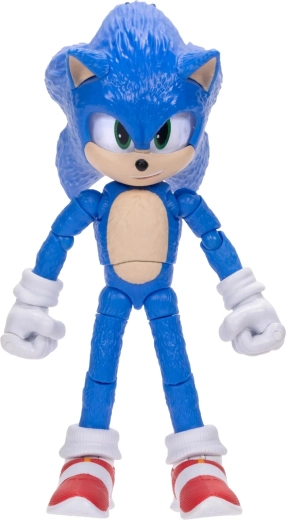 Detailed rendering of Sonic’s iconic look