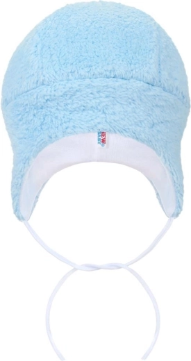 Ziemas zīdaiņu cepurīte New Baby Nice Bear zila (4–6 mēneši)