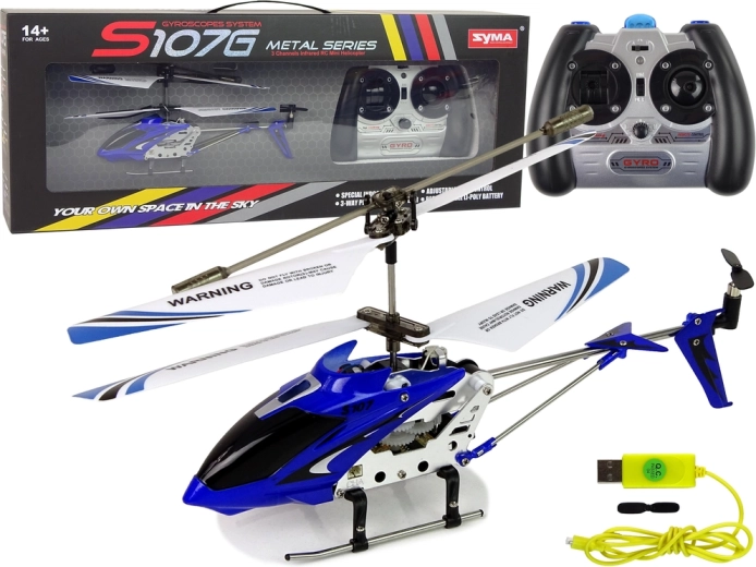 RC helikopters SYMA S107G zils
