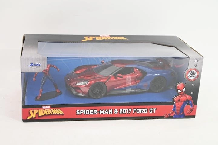 Jada Toys Marvel Spider-Man – Ford GT 2017 car model 1:24 with figure - 1 piece