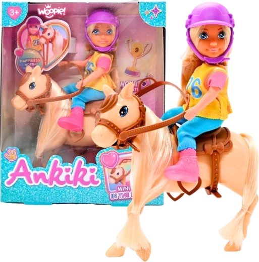 Woopie Royal set rider doll with horse