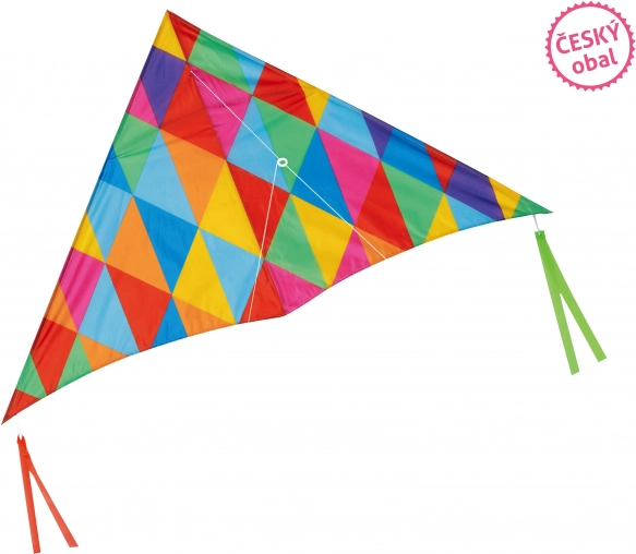 Nylon pūķis 125x70 cm