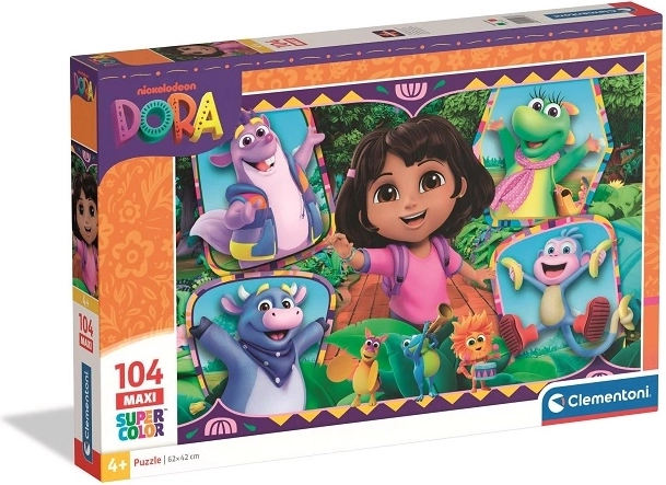 Clementoni maxi puzzle Dora – 104 pieces