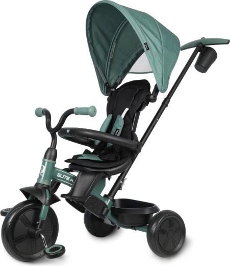 Trīsritenis Qplay elite platinum green