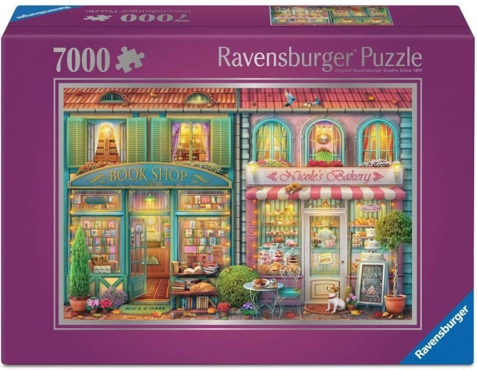 Ravensburger puzle Grāmatnīca un maiznīca 7000 gabaliņu