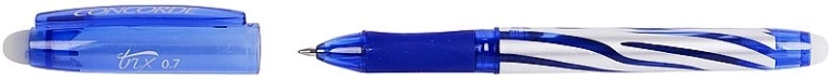 Dzēšams rolleris CONCORDE Trix, zils tinte 0,7 mm