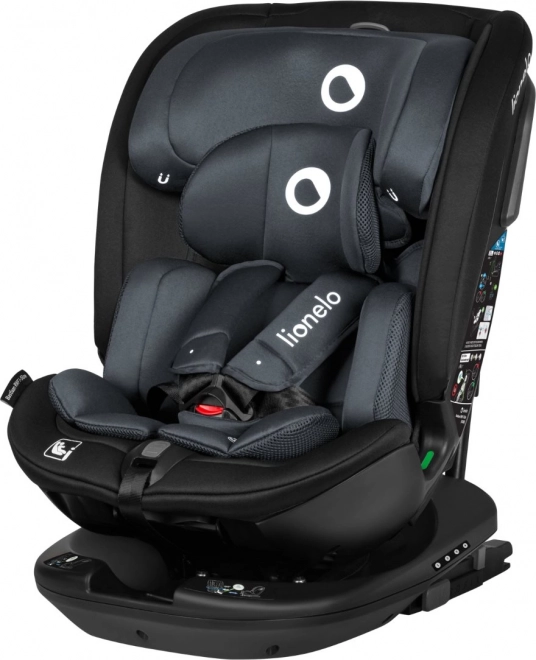 Automašīnas sēdeklītis Lionelo Bastiaan RWF i-Size 0–36 kg – Pelēks