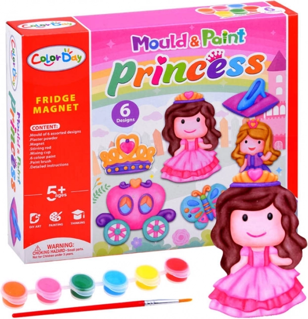 Radošais komplekts ģipša magnētu izgatavošanai – princeses