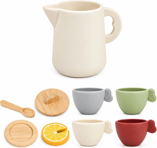Wooden design with soft colors