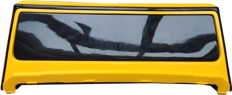 Priekšējais stikls bērnu elektriskajam auto Mercedes-Benz AMG G63, dzeltens