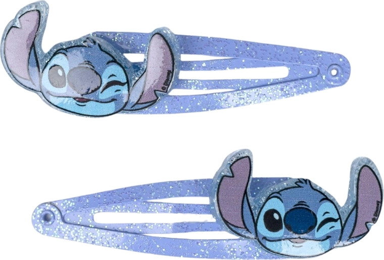 Hair clips with Stitch