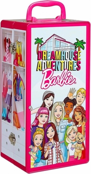 Barbie apģērbu skapis lellēm