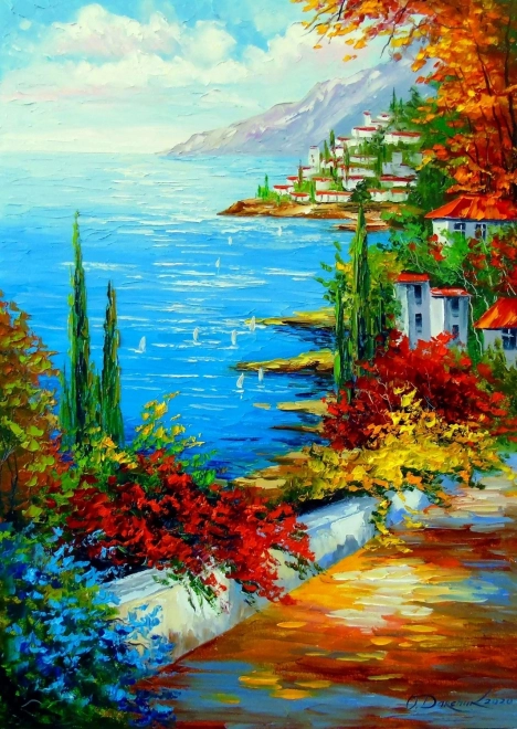 Seaside Town Puzzle 1000 Pieces