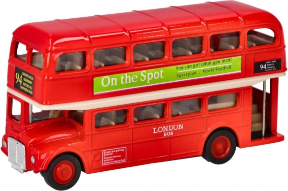 Goki Londonas divstāvu autobusa metāla modelis