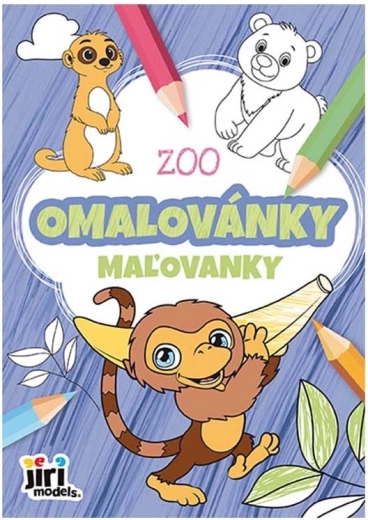 Krāsojamā grāmatiņa A5 Zoo JIRI MODELS