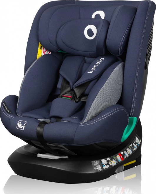 Bērnu autokrēsliņš Lionelo Bastiaan One i-Size zilā krāsā