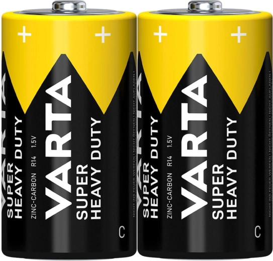 Baterijas C R14 VARTA SuperLife cinka–oglekļa (2 gab.)