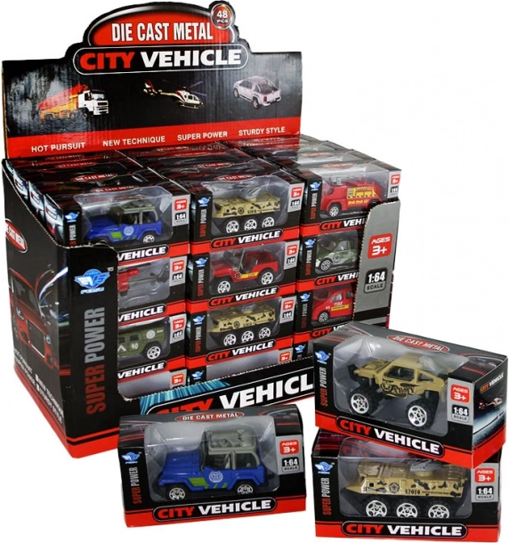 Metāla automašīnas vai lidmašīnas modelis 1:64
