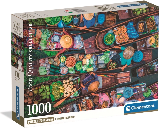 Clementoni puzzle 1000 pieces – Thai Floating Market