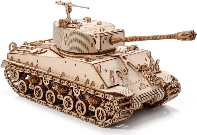 Realistic M4A3E8 Sherman tank model