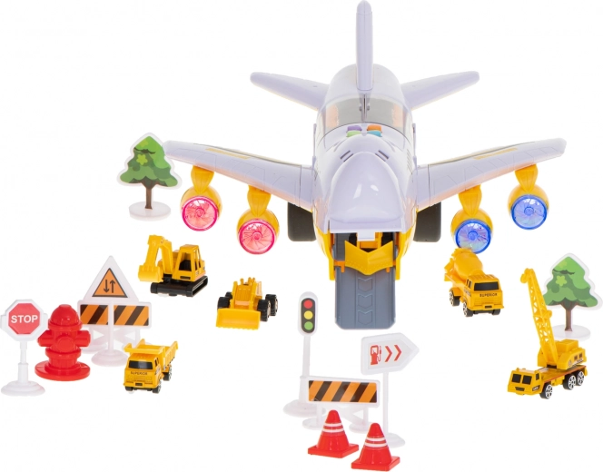 Construction vehicles for creative play