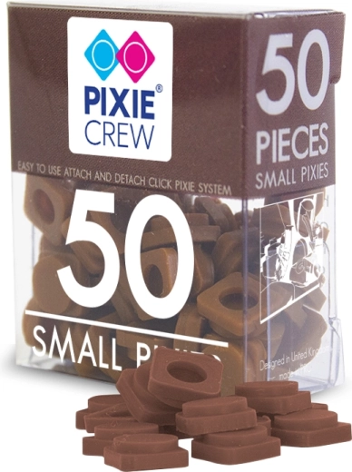 Pixie Crew mazie silikona pikseļi brūnā krāsā