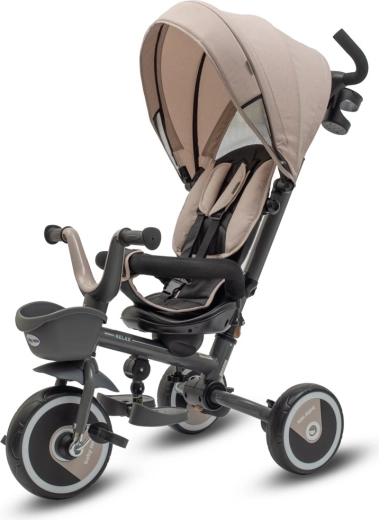 Bērnu trīsritenis Baby Mix 5v1 Relax 365° bēšs