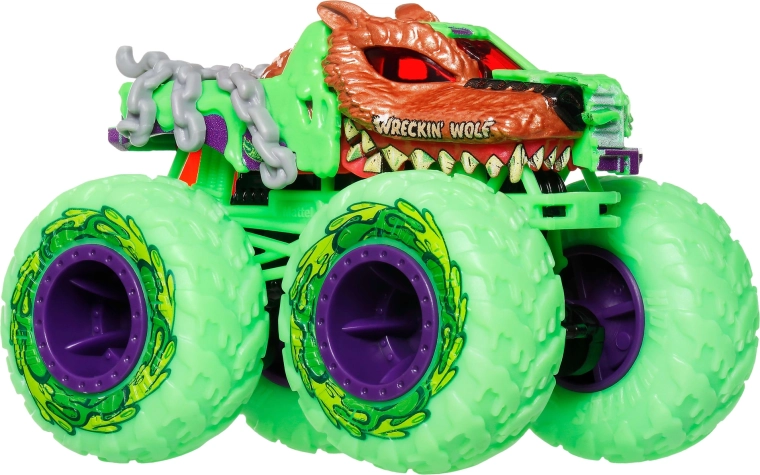 Monster truck Wreckin' Wolf ar milzu riteņiem