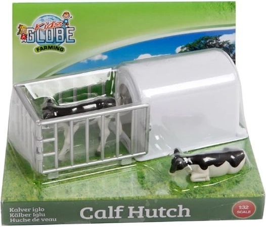 Calf hutch with 2 calves (1:32)