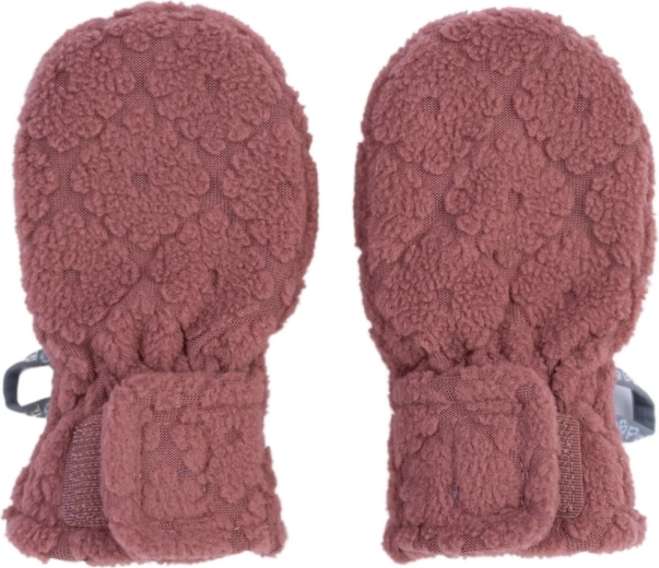 Lodger bērnu dūraiņi bez īkšķa Mittens Folklore Fleece rosewood
