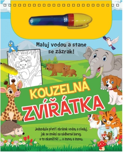 Magic Water Painting – Pad with Pen Magic Animals